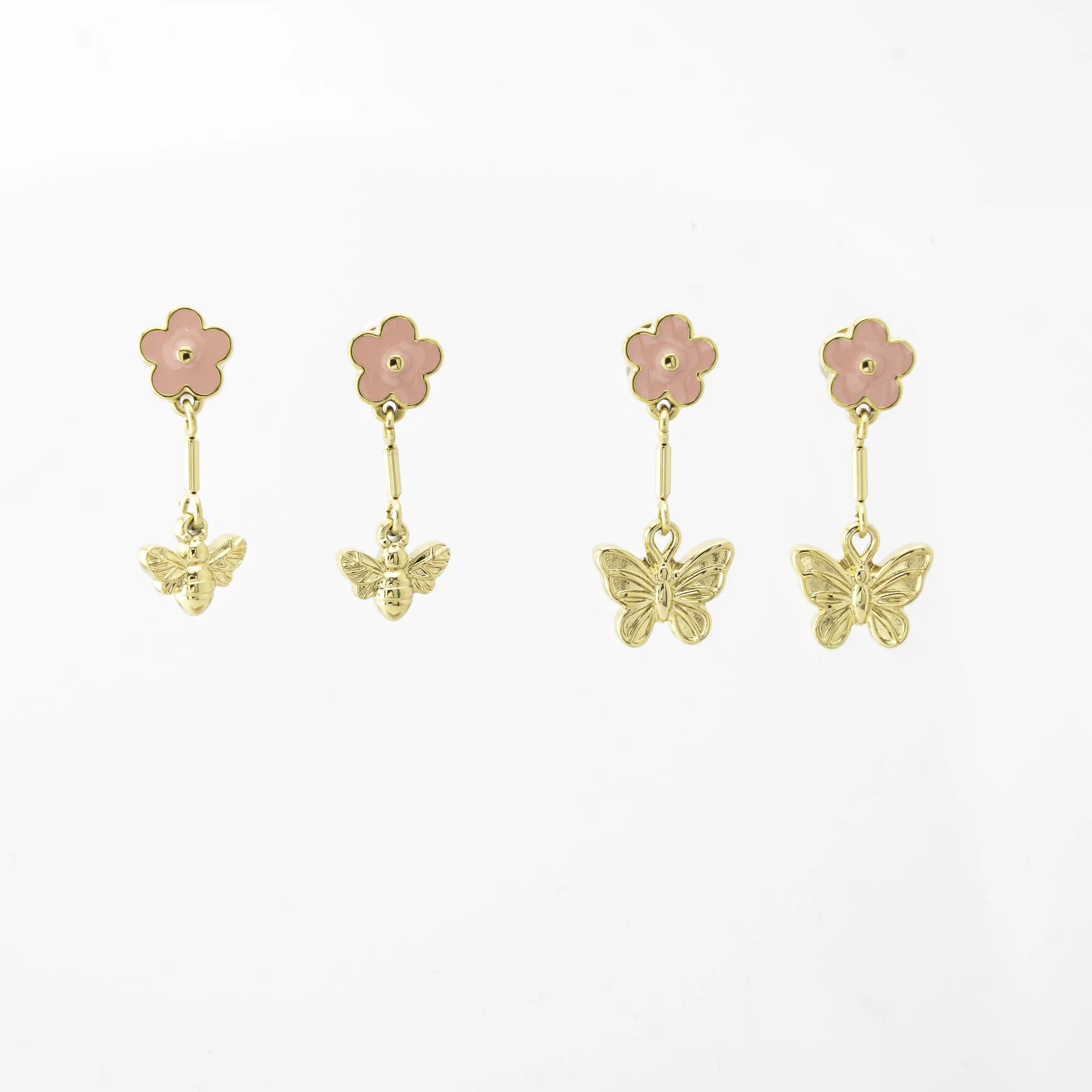 Bee Bloom Dangle Studs - Image 4
