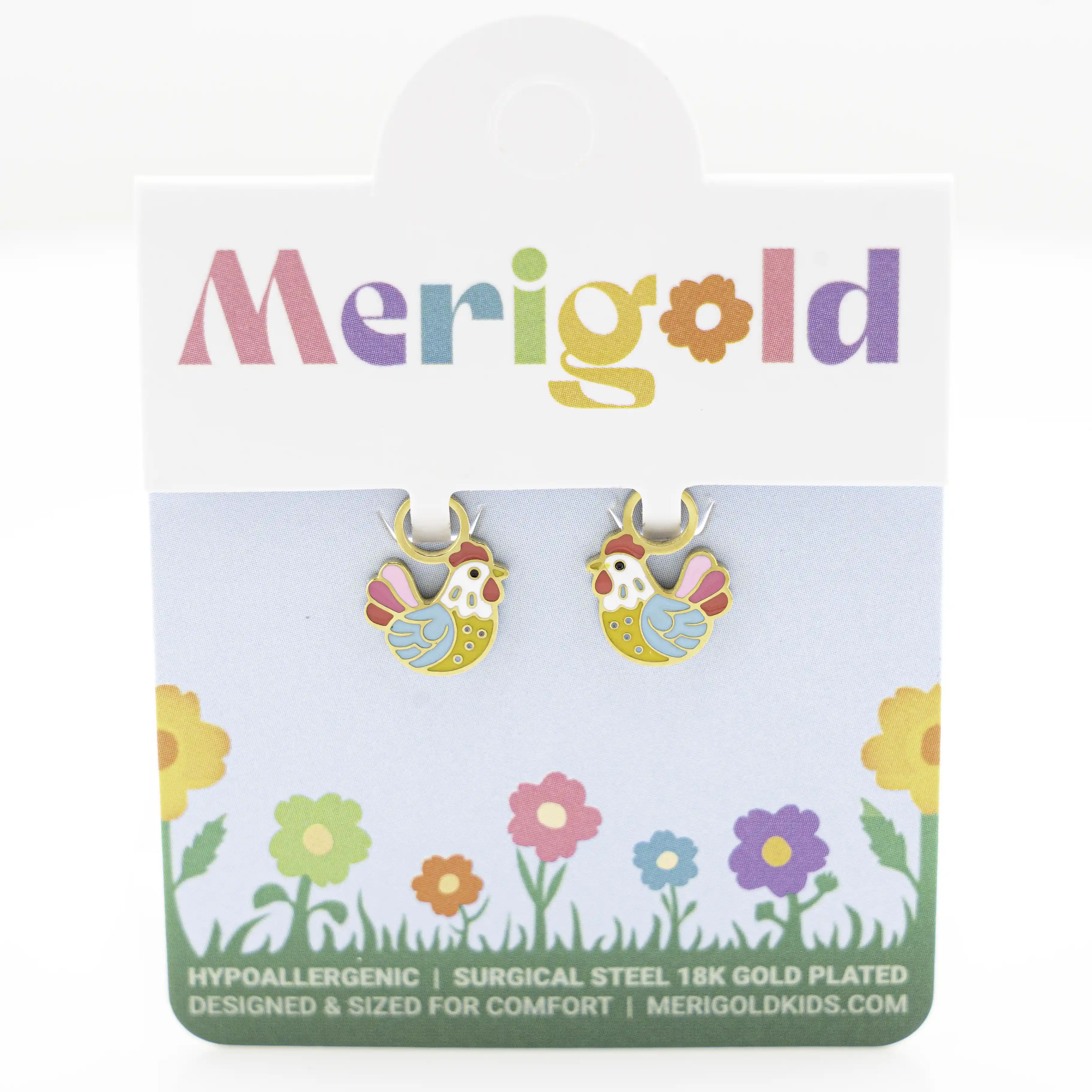 Chicken Huggie Hoop Charms - Image 3