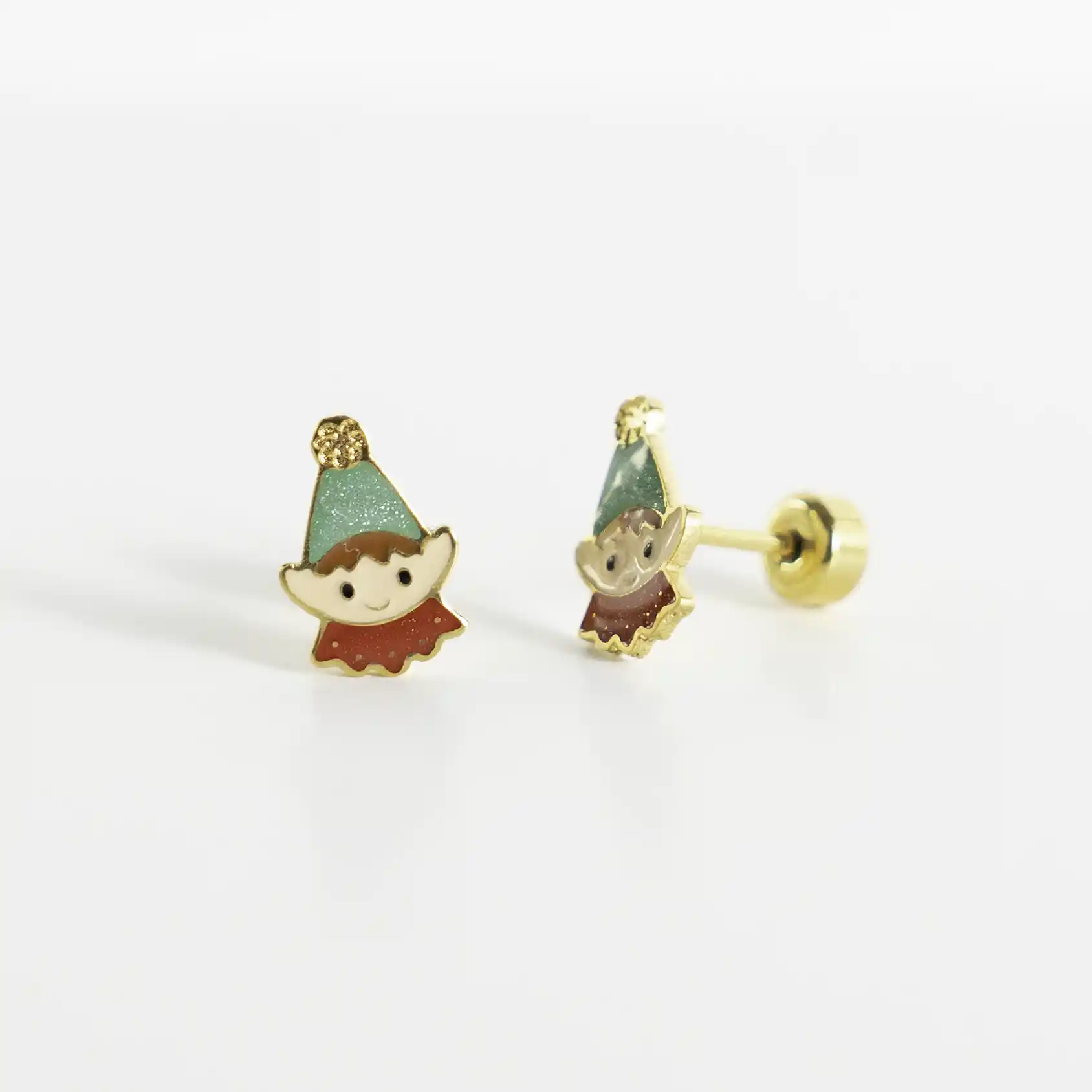 Elf Sparkle Studs 18K Gold Plated Titanium - Image 4