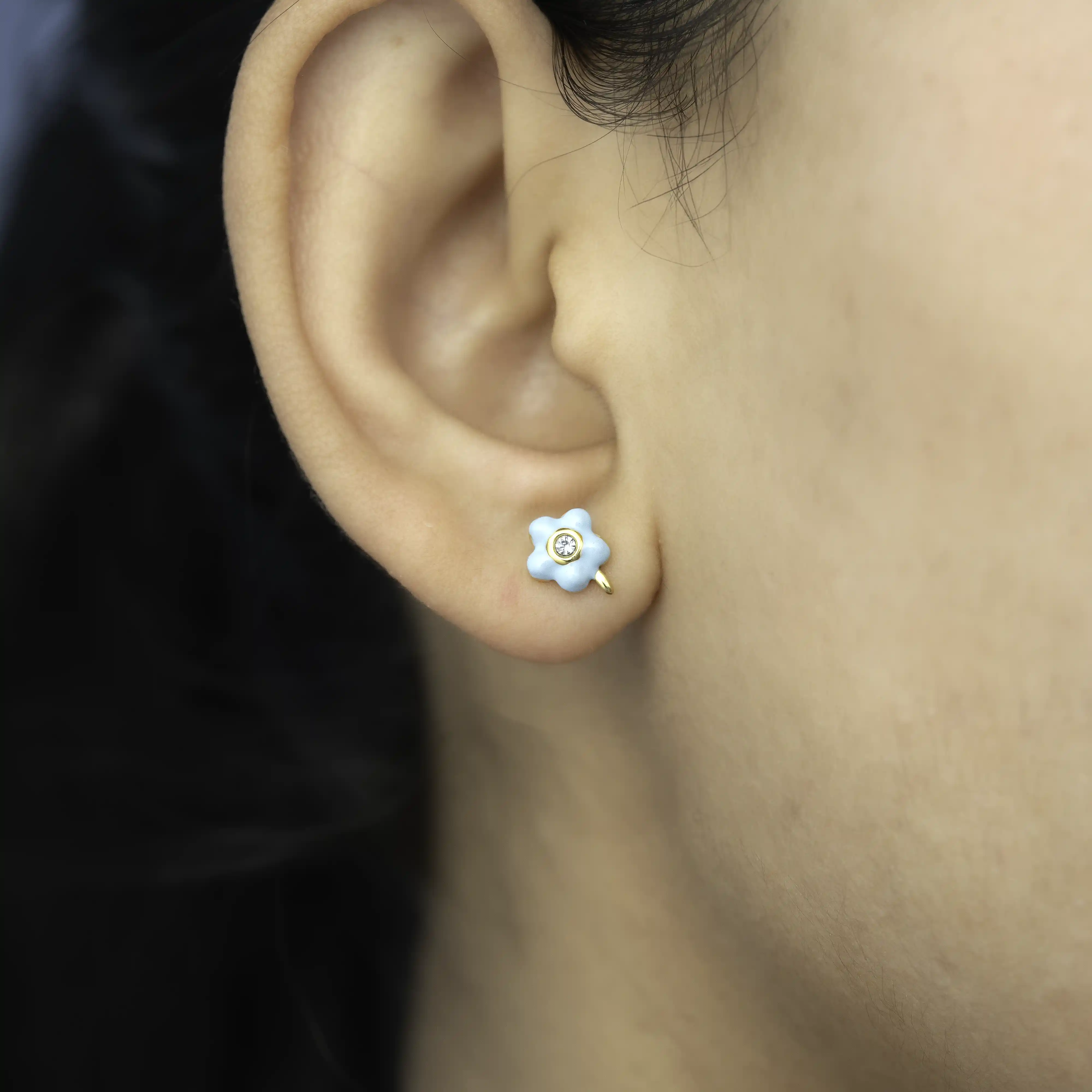 Forget-Me-Not Crystal Studs - Image 2