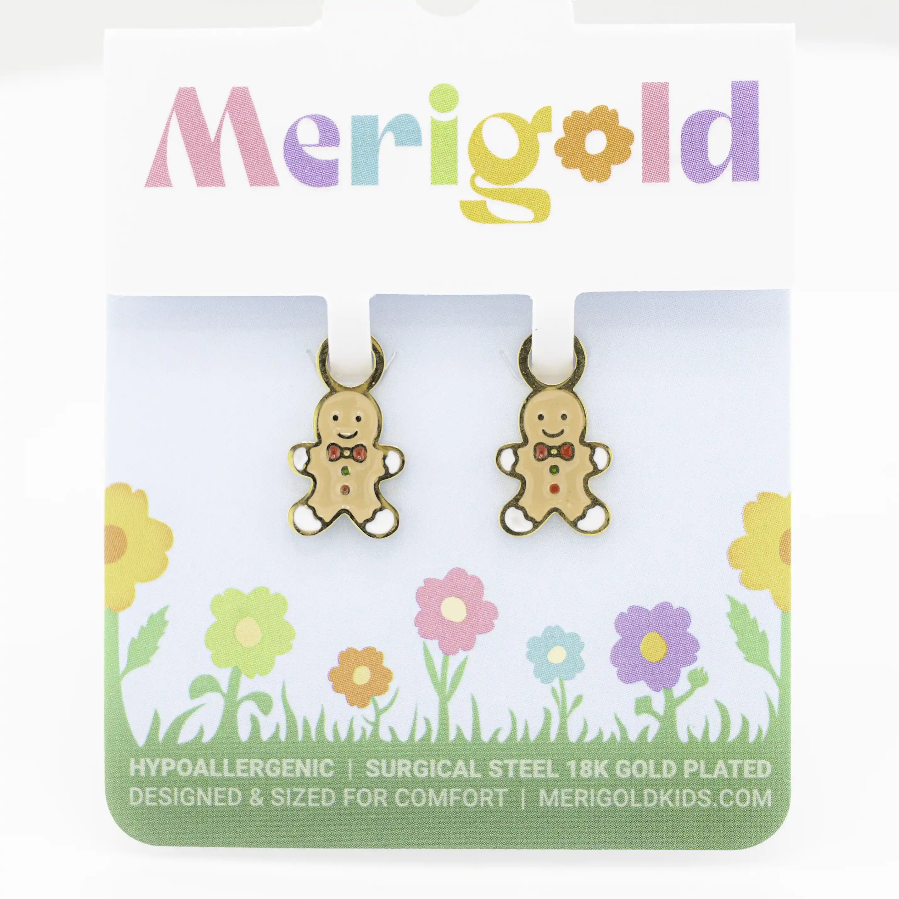 Gingerbread Huggie Hoop Charms - Image 3