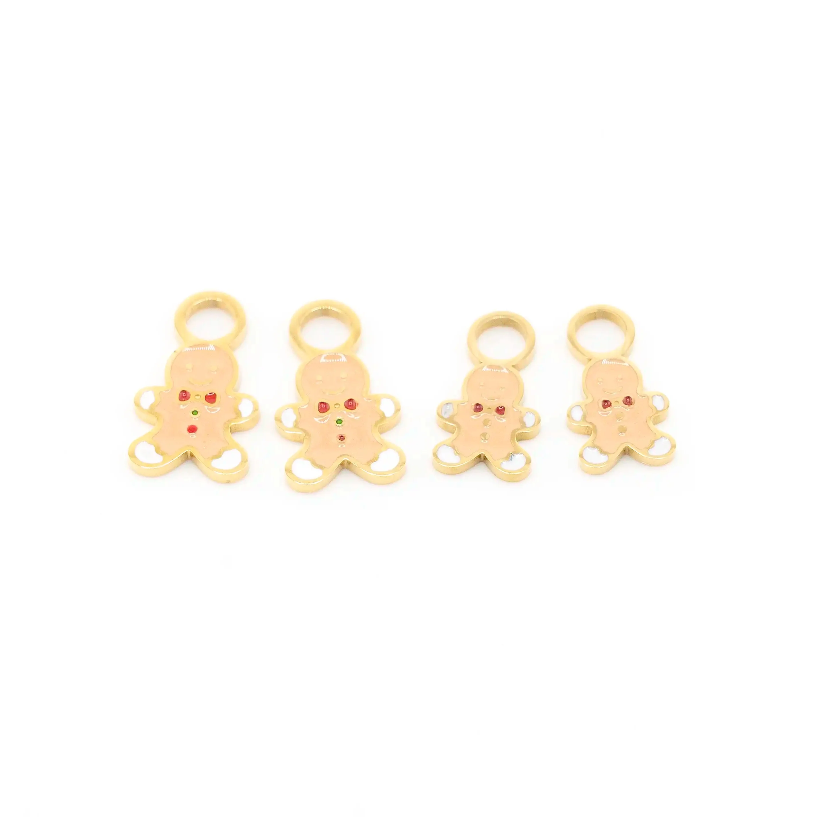 Gingerbread Huggie Hoop Charms - Image 4