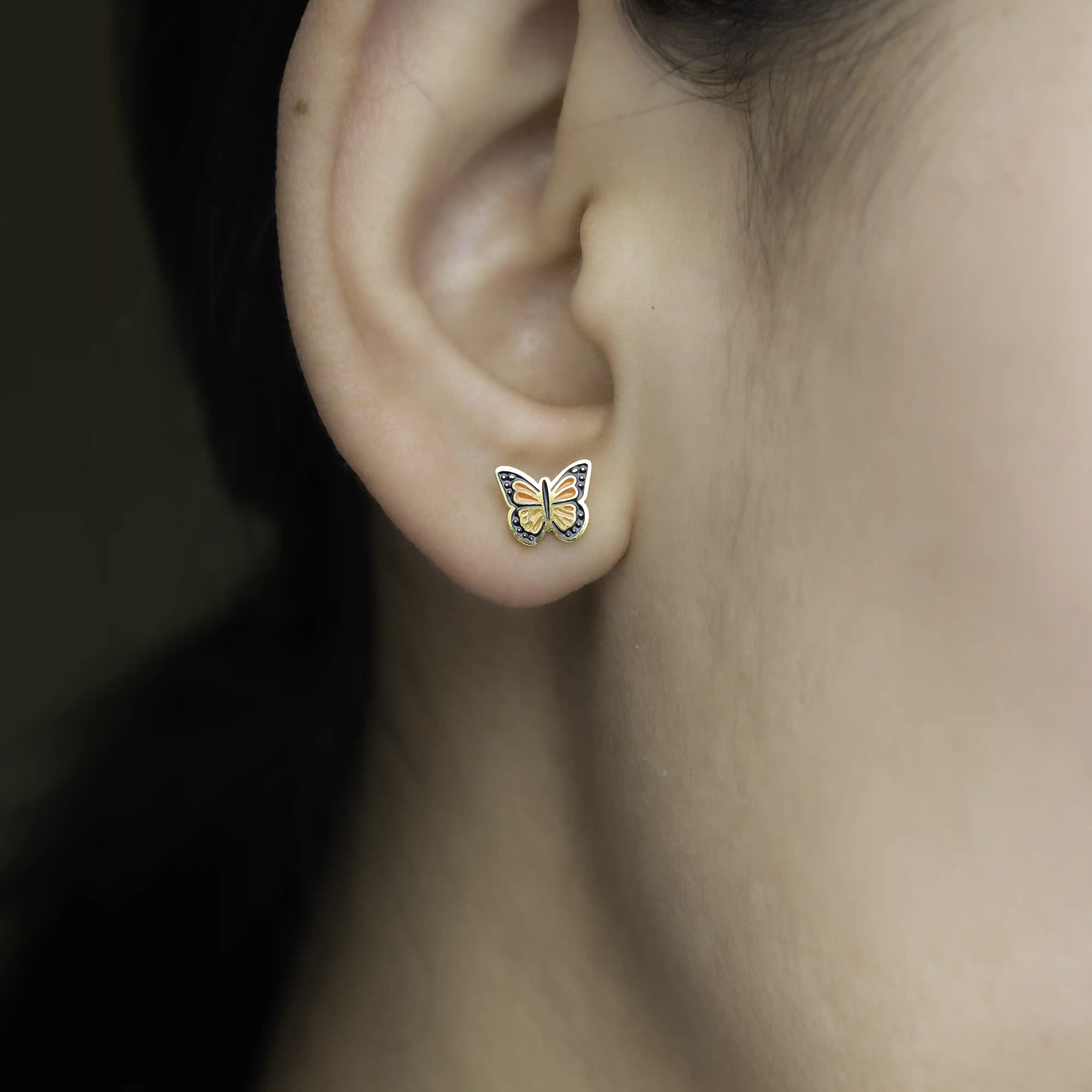 Monarch Butterfly Studs - Image 3