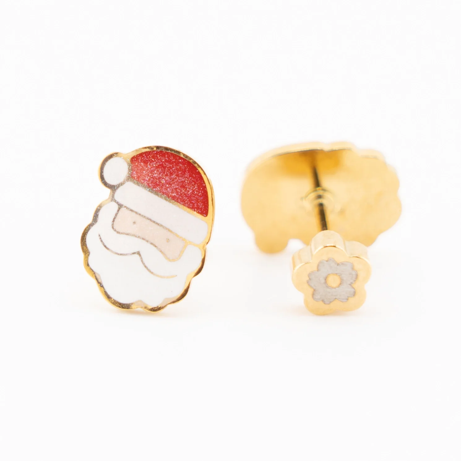 Santa Sparkle Studs with 9mm (Longer) Posts - Image 3