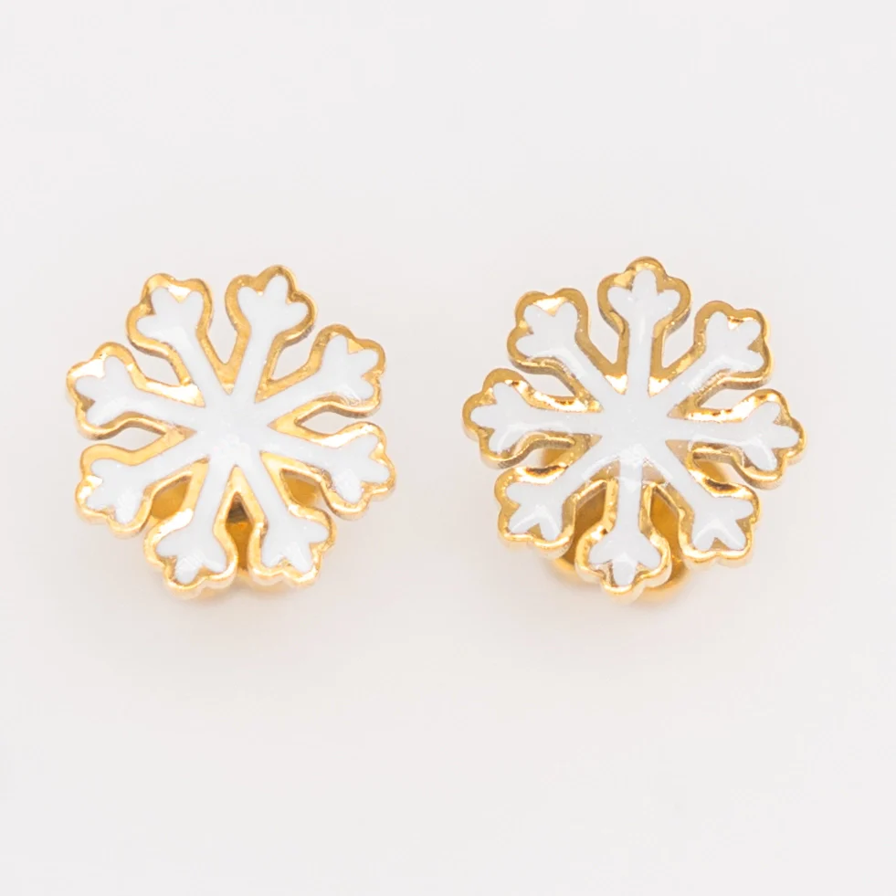 Snowflake Sparkle Studs