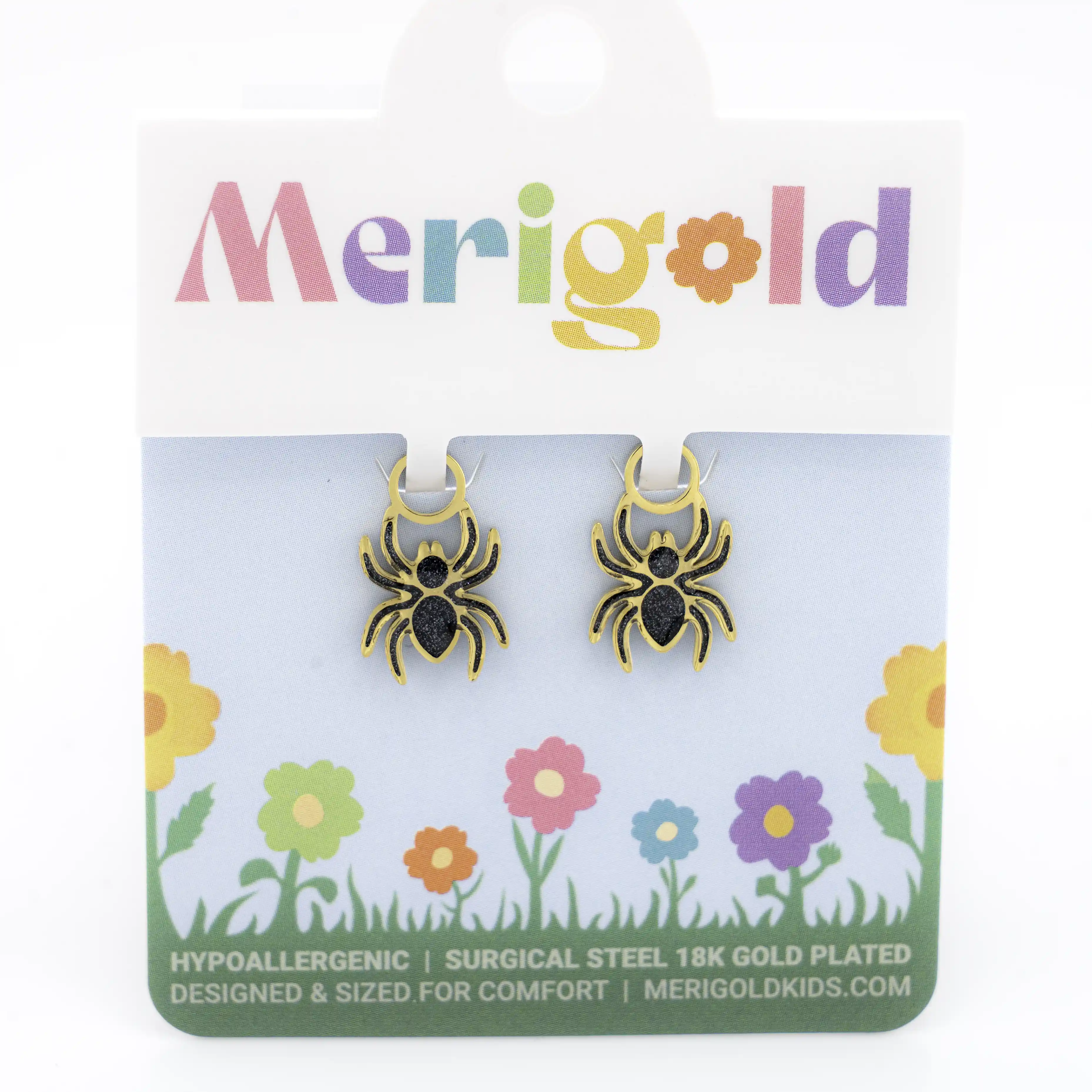 Spider Sparkle Huggie Hoop Charms - Image 3
