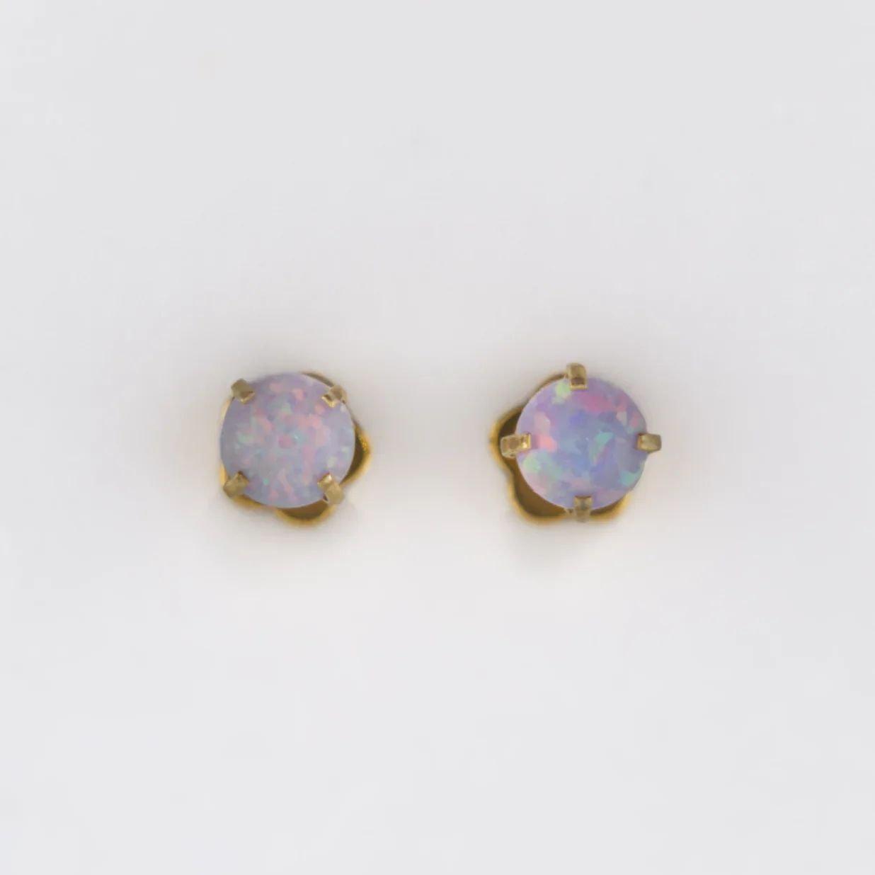 Unicorn Purple Opal Studs - Image 3